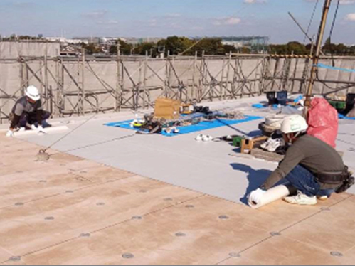 塩化ビニル樹脂系シート防水